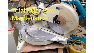 Total Mitre Saw Maintenance [upl. by Wack]