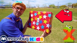 Aprende a contar del 1 al 10 con las cajas  Blippi Españo  Aprende Colores y Objetos [upl. by Lindsay575]