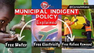 What is Municipal Indigent Policy Framework  Government Policy to Poor South African Municipality [upl. by Nij]