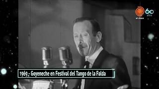 60 Años El Doce 1969  Roberto Goyeneche cantando en el Festival de Tango de La Falda [upl. by Arihsa]