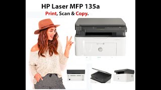 HP Laser MFP 135a [upl. by Cheung]