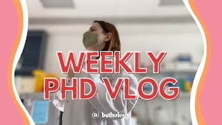 Weekly vlogish  PhD life meetings amp baking [upl. by Taka29]