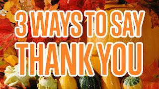 3 Ways to Say Thank You in Greek [upl. by Taddeusz881]