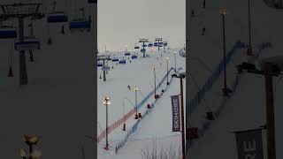 Skier falls down while attempting a 180 degree turn [upl. by Nnael]