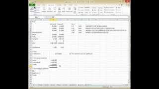 Excel t test without using data analysis toolpak [upl. by Vittoria703]