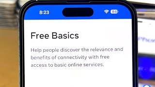 How To Access FaceBook Free Basics on iPhone [upl. by Malkin]