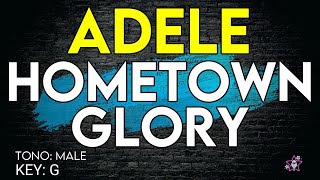 Adele  In My Hometown  Karaoke Instrumental  Male [upl. by Ahsote436]