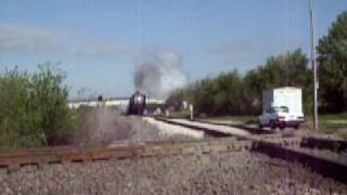 UP X 844 SLAMS ACROSS DIAMONDS AT MIDLOTHIAN [upl. by Bannon31]