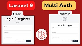 Laravel 9 Multi Auth  Laravel 9 Breeze Multi Auth  Laravel Multi auth Guard  Ajay yadav  HINDI [upl. by Otina674]