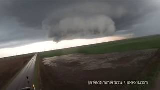 DRONE intercepts TORNADO WARNED storm [upl. by Nana65]