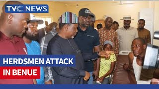 Benue Assembly Speaker Visits Victims of Herdsmen Attack In Benue [upl. by Wauters443]