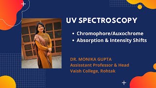 UV Spectroscopy 04 Terms Used In UV Spectroscopy By Dr Monika Gupta [upl. by Aidnyl]