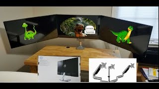 NEW  how to mount Dell Sseries monitors in VESA mounts without adapter [upl. by Huntingdon29]