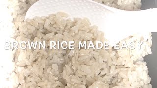 Ninja Foodi The BEST way to cook Brown Rice By Sandy Gs Kitchen [upl. by Nevaj]