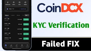 CoinDCX KYC Verification Problem Solve [upl. by Halilak]