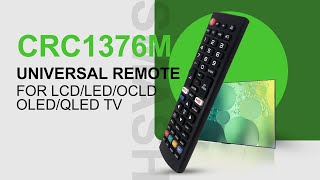 Universal TV Remote for All Brand CRC1376M [upl. by Yde]