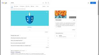 How to Activate the Dreidel Google Easter Egg [upl. by Zalea]