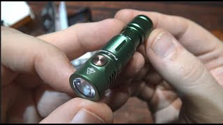 Fenix E05R Key Chain Flashlight Review [upl. by Maillliw494]