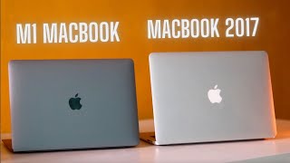 M1 Macbook Air Vs Macbook Air 2017 [upl. by Auot71]