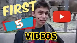 First 5 videos to be uploaded on YouTube  oldest videos on the history of youtube  oldest videos [upl. by Anivas366]