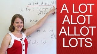 A lot alot lots allot [upl. by Thompson]