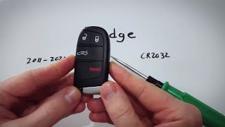 Dodge Journey Key Fob Battery Replacement 2011  2021 [upl. by Sirotek]