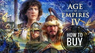 How to Buy  Download  Age of Empires IV  via Steam [upl. by Tanitansy]