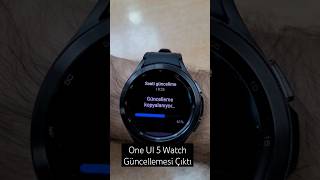 Samsung Galaxy Watch 4 Classic ve Watch 4  One UI 5 Watch Güncellemesi ÇIKTI [upl. by Luigi446]