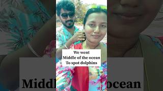 Dolphins kanpinchaya shorts shortsindia travel minivlog dolphin goatrip vacation couple fy [upl. by Ejrog]