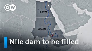 Ethiopia starts filling disputed River Nile dam  DW News [upl. by Llenyaj211]