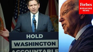 BREAKING NEWS DeSantis Announces Hell Certify Major Constitutional Reforms To Rein Washington In [upl. by Lindsy377]