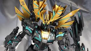 76Review RG 1144 RX0N Unicorn Gundam 02 Banshee NornBahasa Indonesia [upl. by Ynnavoj]