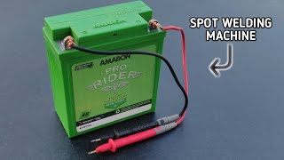 Spot Welding Machine Using Lead Acid Battery [upl. by Kcirdek73]