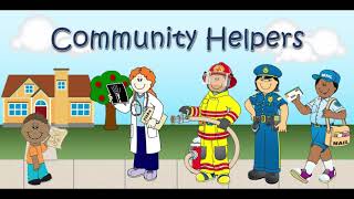 COMMUNITY HELPERS for kids  FRIENDS IN THE COMMUNITY [upl. by Annekahs]