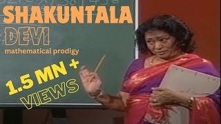 SHAKUNTALA DEVI ATNs Tribute to the late great mathematical prodigy [upl. by Beaver]