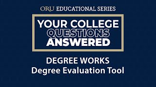 Planning Your College Degree What Is “Degree Works” Ep 2 Degree Evaluation Tool [upl. by Nilyahs]