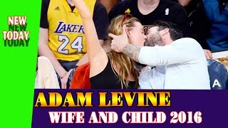 Adam Levine wife and child 2016 [upl. by Attenod]