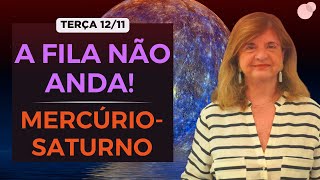 Céu do dia  Terça 1211  A Fila Não Anda Mercúrio  Saturno [upl. by Hendrickson]