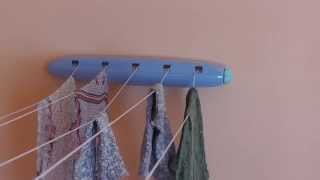 Moerman 5 Line Retractable Clothesline [upl. by Ragse]