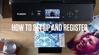 Canon PIXMA TS Series How to set up and register [upl. by Remat867]