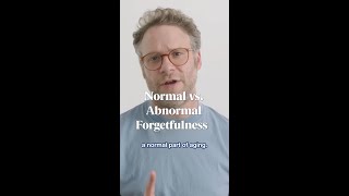 Normal vs Abnormal Forgetfulness [upl. by Jemima992]