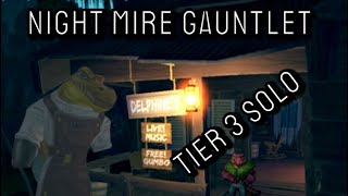 Wizard101 Solo Night Mire Gauntlet Tier 3 [upl. by Esiuolyram]