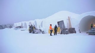 Kiruna Ice Hotel já abriu as portas na Suécia [upl. by Clayborne]