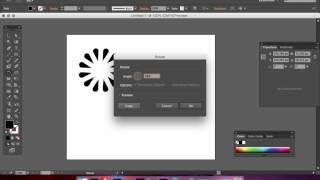 Como duplicar objetos formando un círculo Illustrator CC [upl. by Assillem]