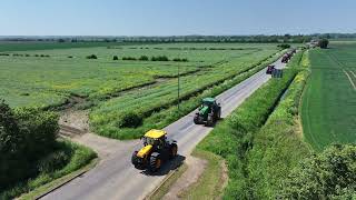 Supporting Newborough YFC Peterborough 11th Annual Tractor Road Run WeAreLandbased nfyfc [upl. by Perrin661]