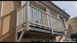 TUTO rénovation balcon bois [upl. by Eceinwahs]