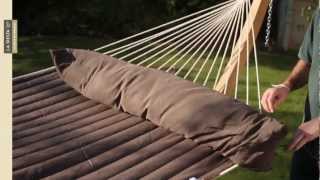 LA SIESTA Alabama  weatherproof hammock with spreader bars [upl. by Sonni]