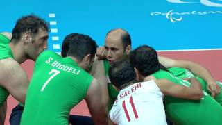 Sitting Volleyball  Mens SemiFinal Brazil v Islamic Republic of Iran  Rio 2016 Paralympic Games [upl. by Hilary]