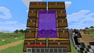 Minecraft but you can build a PORTAL out of ANY BLOCK [upl. by Paik]