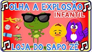 VERSÃO INFANTIL da MÚSICA OLHA A EXPLOSÃO MC Kevinho e LOJA DO SAPO ZÉ  PARÓDIA AQUARELA KIDS [upl. by Eceinhoj]